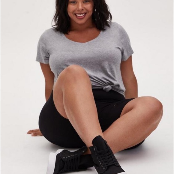 Black Canvas High-Top Sneaker (WW - Picture 2 of 7